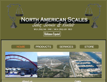 Tablet Screenshot of northamericanscales.com